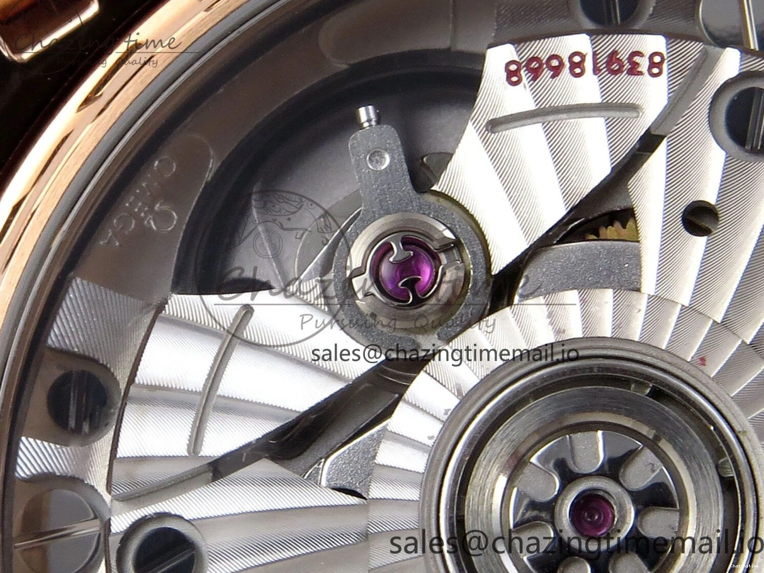 0205 De Ville Prestige Ladies RG VSF 1:1 Best Edition Brown Diamonds Dial on RG Bracelet A Sophisticated 7681